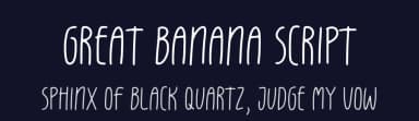 Great Banana Script by Aestherica Studio — Script Handwritten Font — thumbnail 2