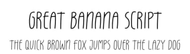 Great Banana Script by Aestherica Studio — Script Handwritten Font — thumbnail 1