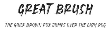 Great Brush by Manjali Studio — Script Handwritten Font — thumbnail 1