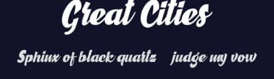 Great Cities by Billy Argel Fonts ® — Script Handwritten Font — thumbnail 2