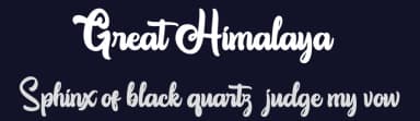 Great Himalaya by Thirtypath — Script Handwritten Font — thumbnail 2
