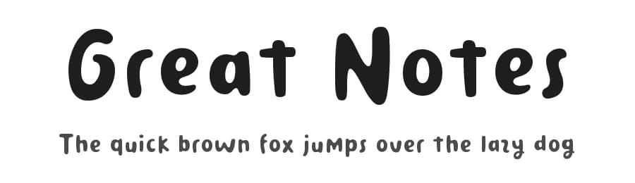Great Notes by HansCo — Script Handwritten Font — preview 1