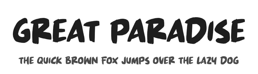 Great Paradise by Alpaprana Studio — Script Handwritten Font
