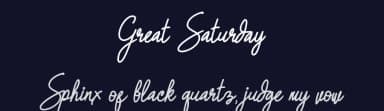 Great Saturday by Seno Aji — Script Handwritten Font — thumbnail 2