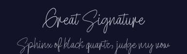 Great Signature by share font — Script Handwritten Font — thumbnail 2