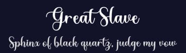 Great Slave by Staircase Studio — Script Handwritten Font — thumbnail 2