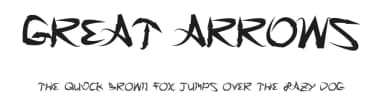 Great Arrows by Xerographer Fonts — Script Handwritten Font — thumbnail 1