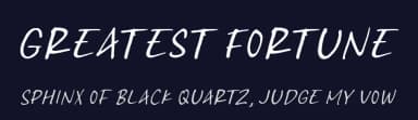 Greatest Fortune by Atha Ruah — Script Handwritten Font — thumbnail 2