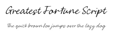 Greatest Fortune Script by Atha Ruah — Script Handwritten Font — thumbnail 1
