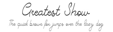 Greatest Show by Edric Studio — Script Handwritten Font — thumbnail 1
