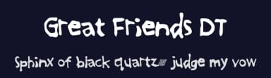 Great Friends DT by Xerographer Fonts — Script Handwritten Font — thumbnail 2