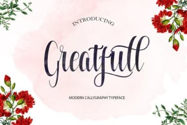 Greatfull Font by Polem — Script Handwritten Font — thumbnail 1