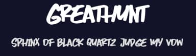 Greathunt by Lettersiro Studio — Script Handwritten Font — thumbnail 2