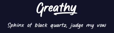 Greathy by Allouse Studio — Script Handwritten Font — thumbnail 2