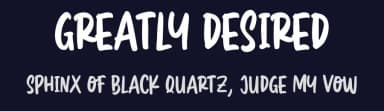 Greatly Desired by Niskala Huruf — Script Handwritten Font — thumbnail 2