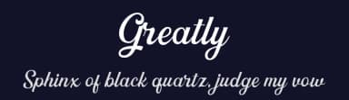 Greatly by Letterhend Studio — Script Handwritten Font — thumbnail 2