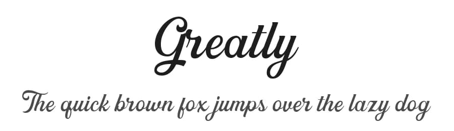 Greatly by Letterhend Studio — Script Handwritten Font