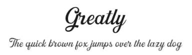 Greatly by Letterhend Studio — Script Handwritten Font — thumbnail 1