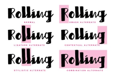 Greatpark Font by QueenType — Script Handwritten Font — thumbnail 3