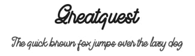 Greatquest by Aditya Rezki Apriyadi — Script Handwritten Font — thumbnail 1