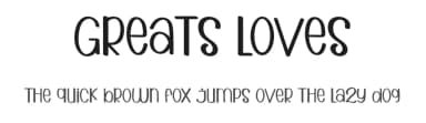 Greats Loves by Eric Samossa — Script Handwritten Font — thumbnail 1