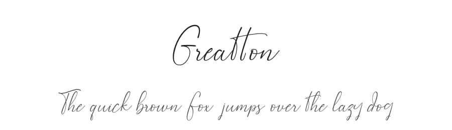 Greatton by Jprint Studio — Script Handwritten Font