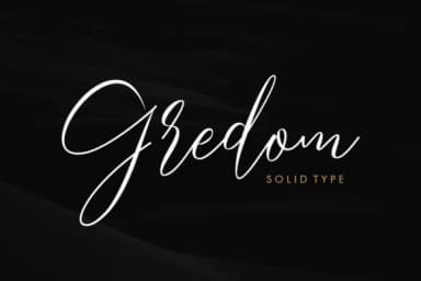 Gredom Script Font by Solidtype — Script Handwritten Font — thumbnail 1