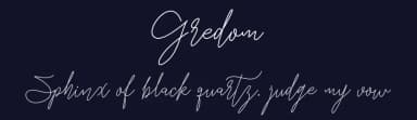 Gredom by Solidtype — Script Handwritten Font — thumbnail 2