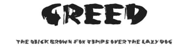 Greed by JSH creates — Script Handwritten Font — thumbnail 1