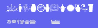 Greek Art by Manfred Klein — Dingbats Font — thumbnail 3