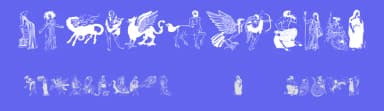 Greek Mythes by Manfred Klein — Dingbats Font — thumbnail 3