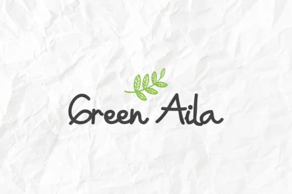 Green Aila Font by EdricStudio — Script Handwritten Font