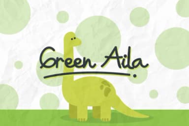 Green Aila Font by EdricStudio — Script Handwritten Font — thumbnail 2
