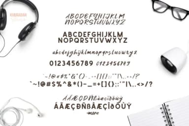 Green Fonte Duo Font by Khurasan — Script Handwritten Font — thumbnail 6