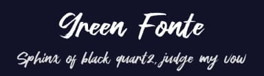 Green Fonte by Khurasan — Script Handwritten Font — thumbnail 2