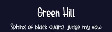 Green Hill by Booga Letter — Script Handwritten Font — thumbnail 2