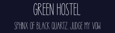 Green Hostel by AV Type — Sans Serif Font — thumbnail 2