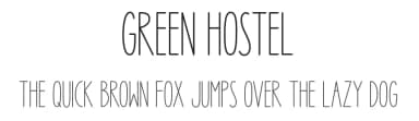 Green Hostel by AV Type — Sans Serif Font — thumbnail 1