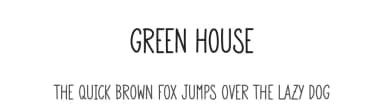 Green House by Id: #6888964 — Script Handwritten Font — thumbnail 1