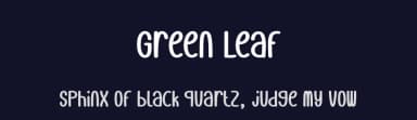 Green Leaf by Andi Moz — Script Handwritten Font — thumbnail 2