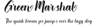 Green Marshal by RaisProject — Script Handwritten Font — thumbnail 1