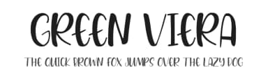 Green Viera by Nuun Creatype — Script Handwritten Font — thumbnail 1