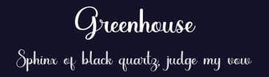 Greenhouse by Luluk Surotul — Script Handwritten Font — thumbnail 2