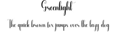 Greenlight by Andi Moz — Script Handwritten Font — thumbnail 1