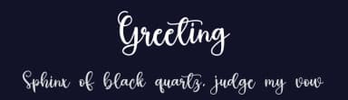 Greeting by Scratchones — Script Handwritten Font — thumbnail 2