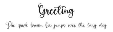 Greeting by Scratchones — Script Handwritten Font — thumbnail 1