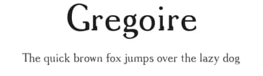 Gregoire by Mike Gregoire — Sans Serif Font — thumbnail 1