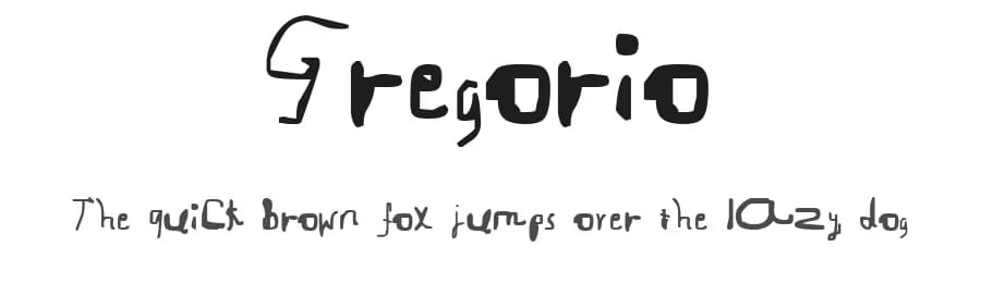 Gregorio — Script Handwritten Font