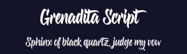 Grenadita Script by Cat.B — Script Handwritten Font — thumbnail 2
