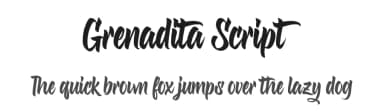 Grenadita Script by Cat.B — Script Handwritten Font — thumbnail 1